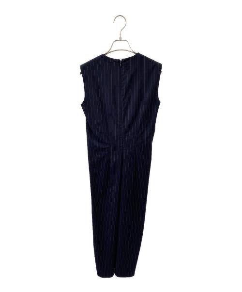 Maison Margiela（メゾンマルジェラ）Maison Margiela (メゾンマルジェラ) ストライプワンピース ネイビー サイズ:36の古着・服飾アイテム