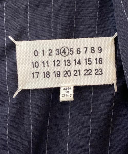 Maison Margiela（メゾンマルジェラ）Maison Margiela (メゾンマルジェラ) ストライプワンピース ネイビー サイズ:36の古着・服飾アイテム