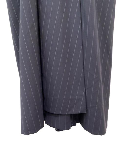 Maison Margiela（メゾンマルジェラ）Maison Margiela (メゾンマルジェラ) ストライプワンピース ネイビー サイズ:36の古着・服飾アイテム