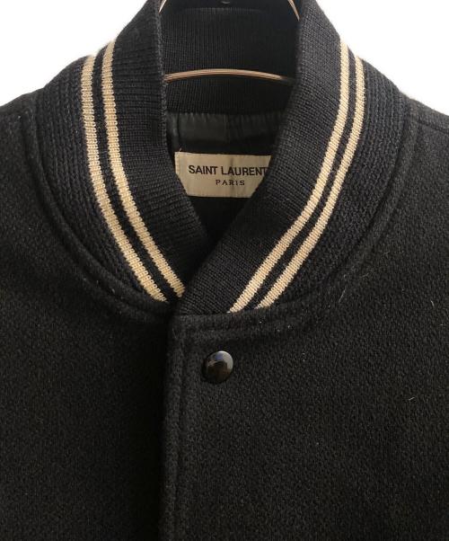 Saint Laurent Paris（サンローランパリ）Saint Laurent Paris (サンローランパリ) テディジャケット ブラック サイズ:46の古着・服飾アイテム