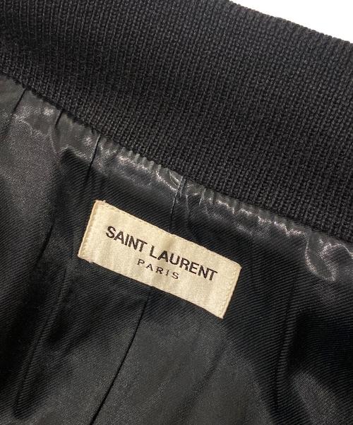 Saint Laurent Paris（サンローランパリ）Saint Laurent Paris (サンローランパリ) テディジャケット ブラック サイズ:46の古着・服飾アイテム