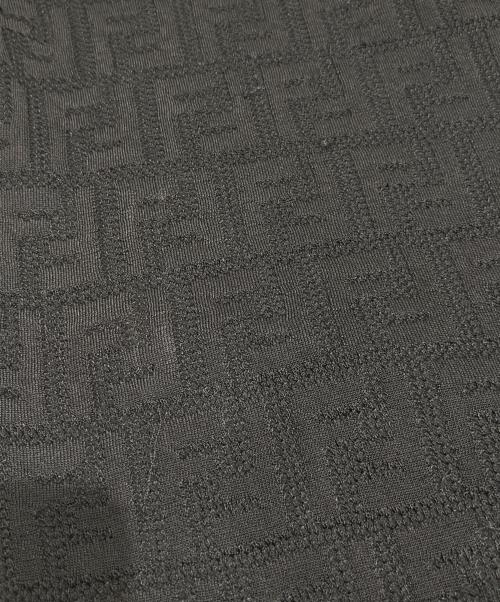 FENDI（フェンディ）FENDI (フェンディ) ズッカ柄ニットカットソー ブラック サイズ:38の古着・服飾アイテム