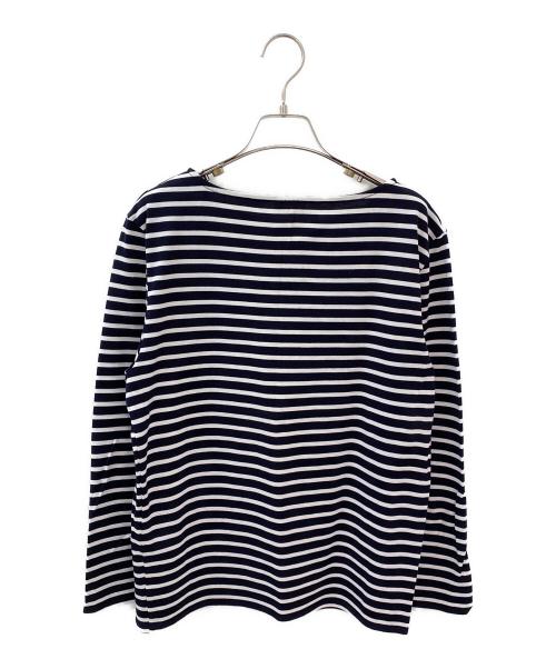 CELINE（セリーヌ）CELINE (セリーヌ) ボーダーカットソー ネイビー×ホワイト サイズ:Sの古着・服飾アイテム