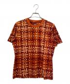 HERMESエルメス）の古着「ボルデュックTシャツ」｜オレンジ