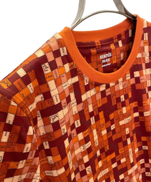 HERMES（エルメス）HERMES (エルメス) ボルデュックTシャツ オレンジ サイズ:40 未使用品の古着・服飾アイテム