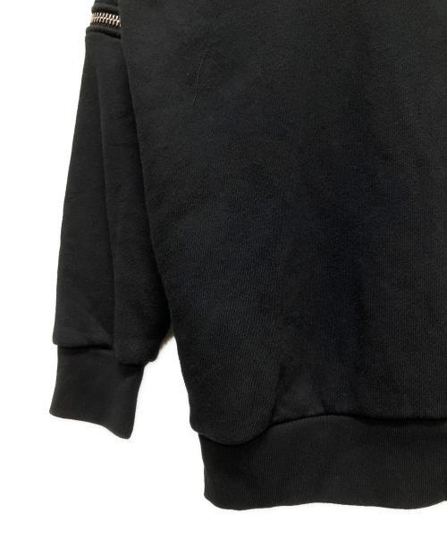GUCCI（グッチ）GUCCI (グッチ) Gucci Printed hoodie/ジップスリーブロゴパーカー ブラック サイズ:Sの古着・服飾アイテム