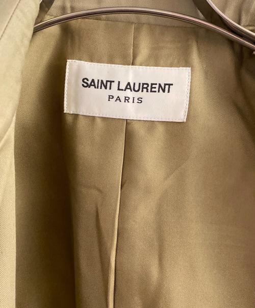 Saint Laurent Paris（サンローランパリ）Saint Laurent Paris (サンローランパリ) トレンチコート カーキ サイズ:36の古着・服飾アイテム