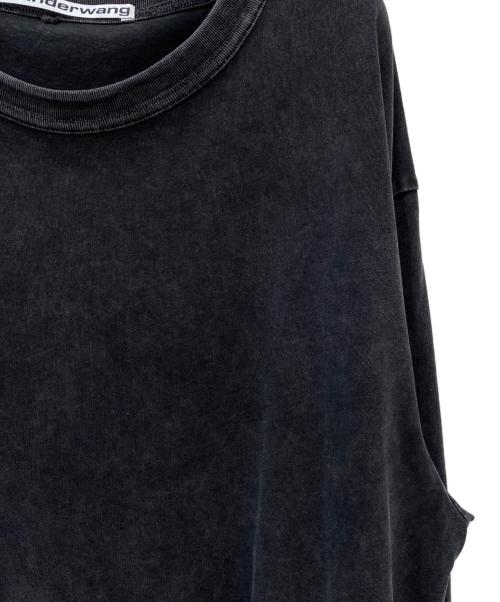 ALEXANDER WANG（アレキサンダー・ワン）ALEXANDER WANG (アレキサンダーワン) ロングスリーブカットソー ブラック サイズ:Lの古着・服飾アイテム