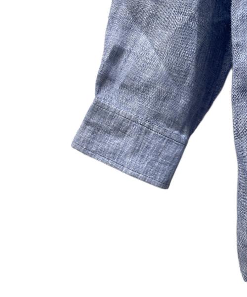 HERMES（エルメス）HERMES (エルメス) シャンブレーヴァルーズシャツ ブルー サイズ:38の古着・服飾アイテム