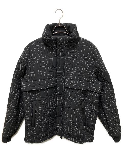 BURBERRY（バーバリー）BURBERRY (バーバリー) ロゴ刺繍ダウンジャケット ブラック サイズ:Lの古着・服飾アイテム