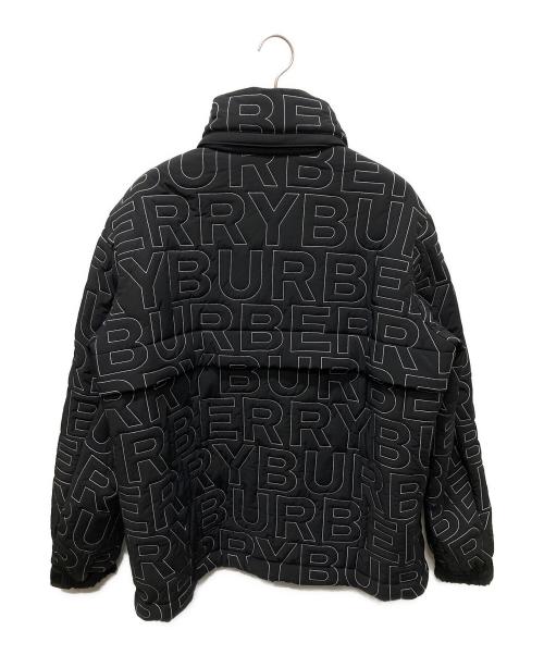 BURBERRY（バーバリー）BURBERRY (バーバリー) ロゴ刺繍ダウンジャケット ブラック サイズ:Lの古着・服飾アイテム