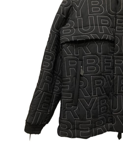 BURBERRY（バーバリー）BURBERRY (バーバリー) ロゴ刺繍ダウンジャケット ブラック サイズ:Lの古着・服飾アイテム