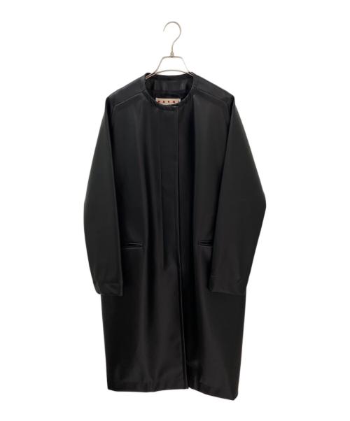 MARNI（マルニ）MARNI (マルニ) フェイクレザーコート ブラック サイズ:38の古着・服飾アイテム