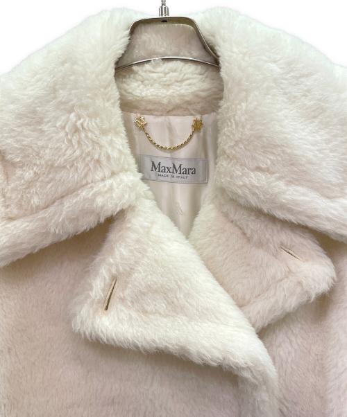 MaxMara（マックスマーラ）MaxMara (マックスマーラ) テディベア ケープ アイボリー サイズ:SMの古着・服飾アイテム