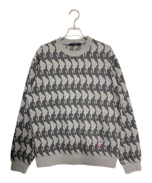 LOUIS VUITTON（ルイ ヴィトン）LOUIS VUITTON (ルイ ヴィトン) NBA (エヌビーエー) NBAロゴスウェット グレー サイズ:Sの古着・服飾アイテム