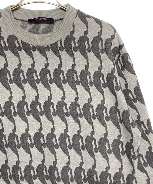 LOUIS VUITTON（ルイ ヴィトン）LOUIS VUITTON (ルイ ヴィトン) NBA (エヌビーエー) NBAロゴスウェット グレー サイズ:Sの古着・服飾アイテム