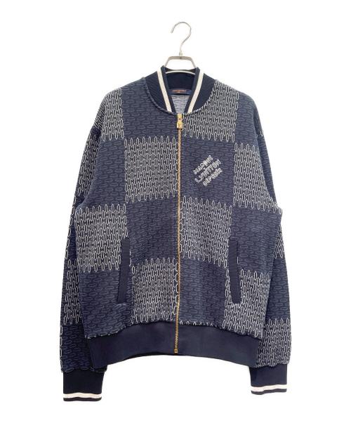 LOUIS VUITTON（ルイ ヴィトン）LOUIS VUITTON (ルイ ヴィトン) ダミエ ボンバージャケット ネイビー サイズ:Ｍの古着・服飾アイテム
