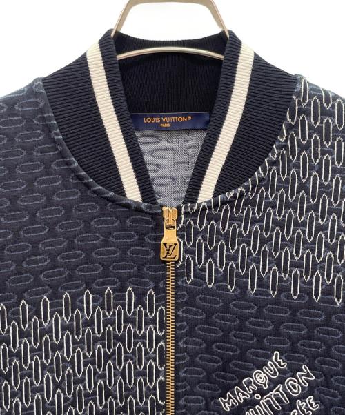 LOUIS VUITTON（ルイ ヴィトン）LOUIS VUITTON (ルイ ヴィトン) ダミエ ボンバージャケット ネイビー サイズ:Ｍの古着・服飾アイテム