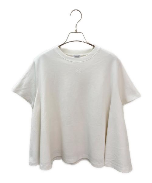 LOEWE（ロエベ）LOEWE (ロエベ) トラペーズ トップス ホワイト サイズ:XSの古着・服飾アイテム