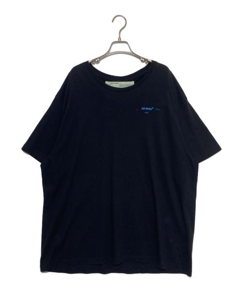 OFFWHITE（オフホワイト）OFFWHITE (オフホワイト) ロゴTシャツ ブラック サイズ:Lの古着・服飾アイテム