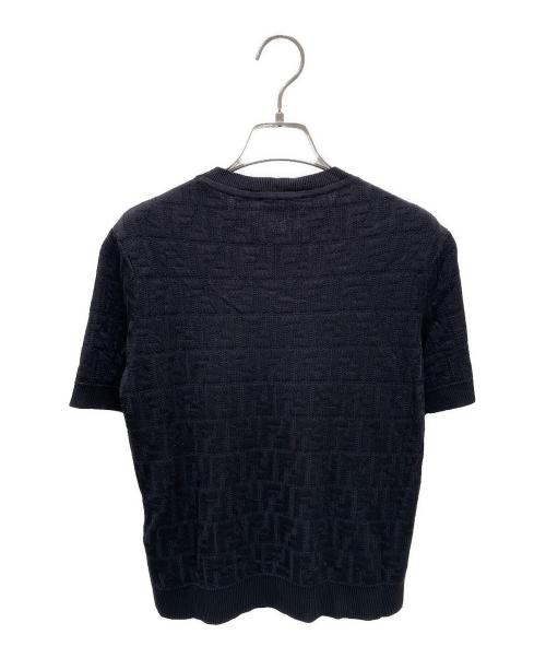FENDI（フェンディ）FENDI (フェンディ) ズッカニット ブラック サイズ:38の古着・服飾アイテム