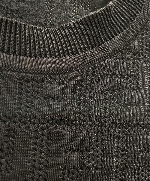 FENDI（フェンディ）FENDI (フェンディ) ズッカニット ブラック サイズ:38の古着・服飾アイテム