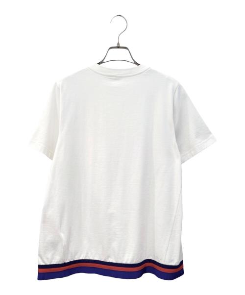 MONCLER（モンクレール）MONCLER (モンクレール) ポケットカットソー ホワイト サイズ:Mの古着・服飾アイテム