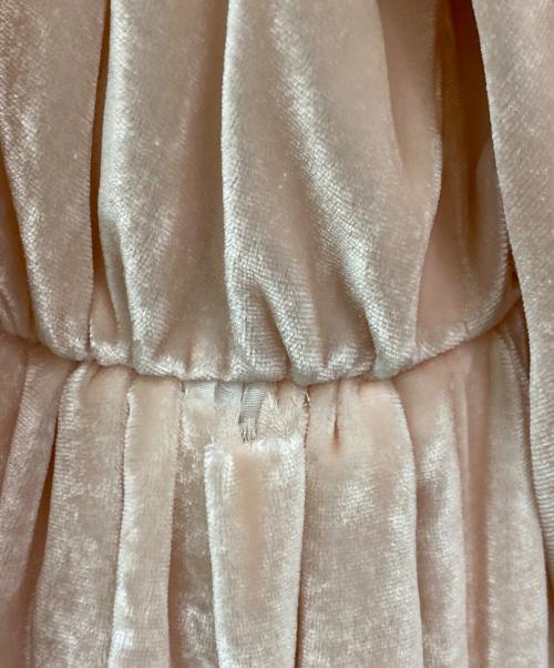 CECILIE BAHNSEN（セシリーバンセン）CECILIE BAHNSEN (セシリーバンセン) ベロアワンピース ピンク サイズ:８の古着・服飾アイテム