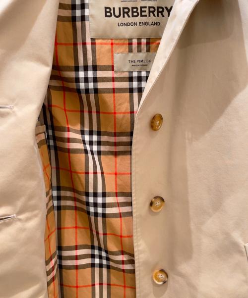 BURBERRY（バーバリー）BURBERRY (バーバリー) THE PIMLICO/ステンカラーコート カーキ サイズ:2の古着・服飾アイテム