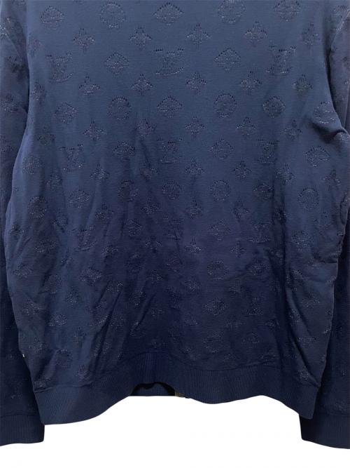 LOUIS VUITTON（ルイ ヴィトン）LOUIS VUITTON (ルイ ヴィトン) ドロップニードル モノグラム ボンバージャケット ネイビー サイズ:Lの古着・服飾アイテム