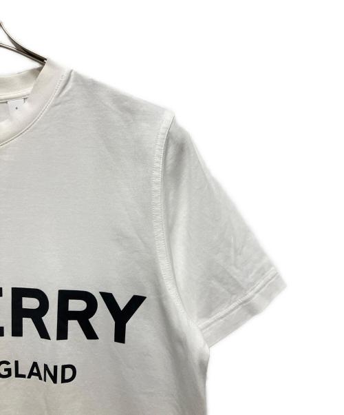BURBERRY（バーバリー）BURBERRY (バーバリー) ロゴTシャツ/クルーネックカットソー/半袖Tシャツ ホワイト サイズ:Sの古着・服飾アイテム
