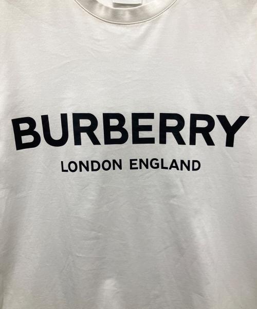BURBERRY（バーバリー）BURBERRY (バーバリー) ロゴTシャツ/クルーネックカットソー/半袖Tシャツ ホワイト サイズ:Sの古着・服飾アイテム