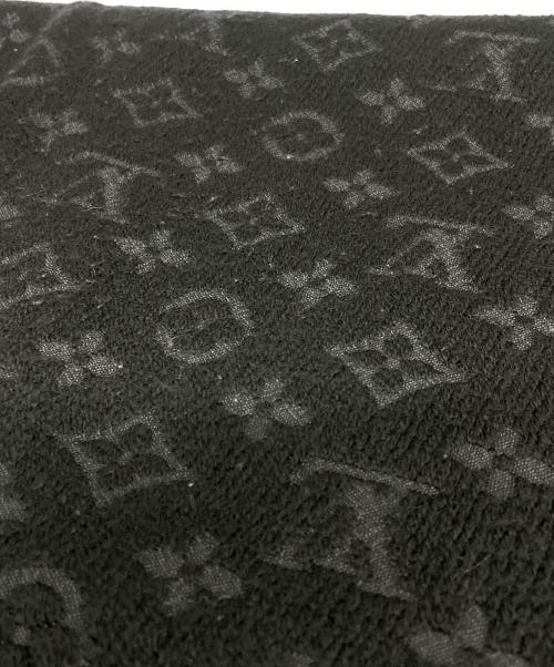 LOUIS VUITTON（ルイ ヴィトン）LOUIS VUITTON (ルイ ヴィトン) モノグラムウールマフラー ブラックの古着・服飾アイテム