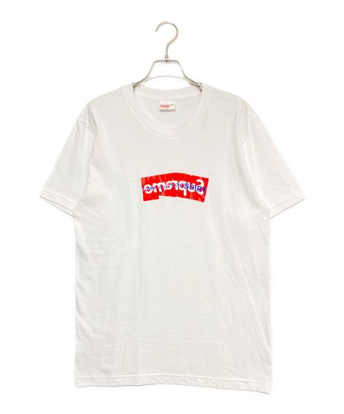 SUPREME（シュプリーム）SUPREME (シュプリーム) COMME des GARCONS SHIRT (コムデギャルソンシャツ) Box Logo Tee ホワイト サイズ:Mの古着・服飾アイテム