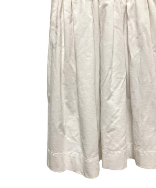 PRADA（プラダ）PRADA (プラダ) Emblem Pocket Dress/エンブレムポケットワンピース ホワイト サイズ:40の古着・服飾アイテム