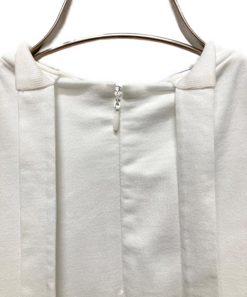 PRADA（プラダ）PRADA (プラダ) Emblem Pocket Dress/エンブレムポケットワンピース ホワイト サイズ:40の古着・服飾アイテム