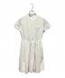 PRADA（プラダ）の古着「Emblem Pocket Dress/エンブレムポケットワンピース」｜ホワイト