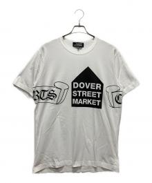 CHROME HEARTS×COMME des GARCONS（クロムハーツ×コムデギャルソン）の古着「スクロールラベルロゴTシャツ」｜ホワイト