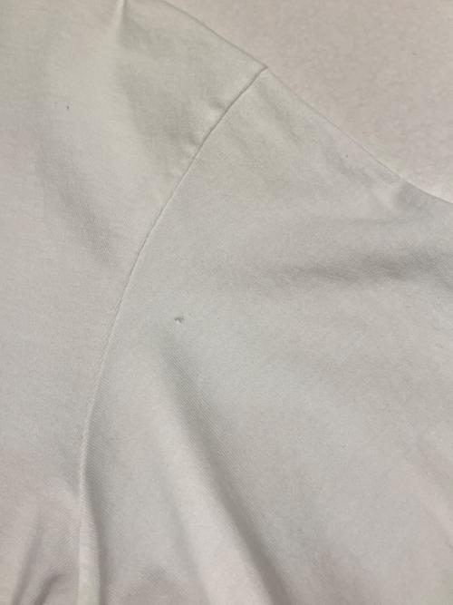 CHROME HEARTS（クロムハーツ）CHROME HEARTS (クロムハーツ) COMME des GARCONS (コムデギャルソン) スクロールラベルロゴTシャツ ホワイト サイズ:XXLの古着・服飾アイテム