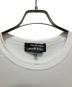 中古・古着 CHROME HEARTS (クロムハーツ) COMME des GARCONS (コムデギャルソン) スクロールラベルロゴTシャツ ホワイト サイズ:XXL：40000円