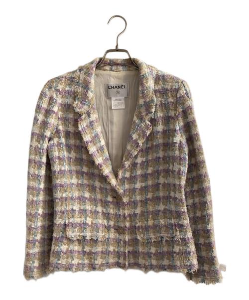 CHANEL（シャネル）CHANEL (シャネル) ツイードジャケット サイズ:38の古着・服飾アイテム
