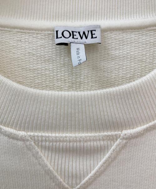 LOEWE（ロエベ）LOEWE (ロエベ) アナグラムスウェット オフホワイト サイズ:Ⅿの古着・服飾アイテム