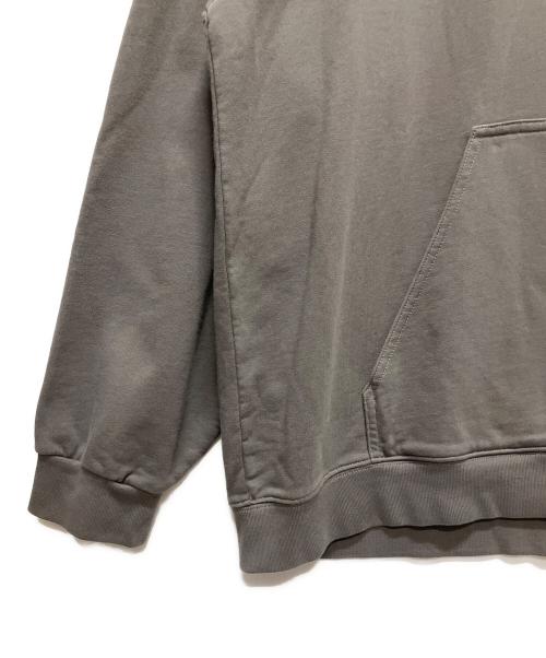 BALENCIAGA（バレンシアガ）BALENCIAGA (バレンシアガ) ロゴ刺繍プルオーバーパーカー グレー サイズ:Mの古着・服飾アイテム