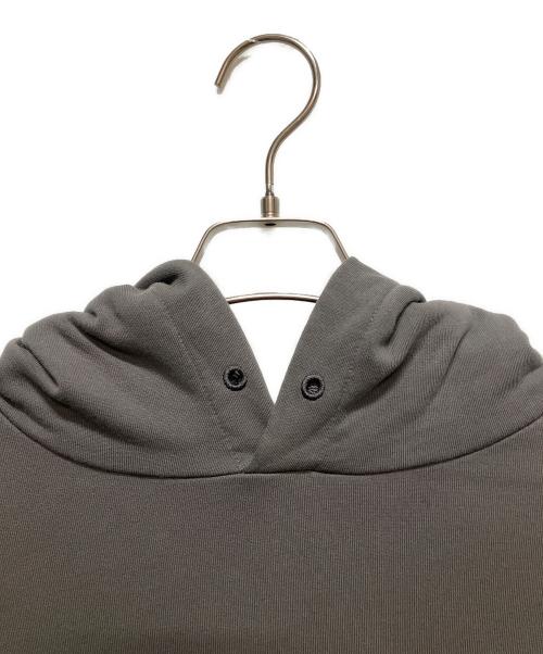 BALENCIAGA（バレンシアガ）BALENCIAGA (バレンシアガ) ロゴ刺繍プルオーバーパーカー グレー サイズ:Mの古着・服飾アイテム