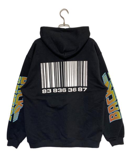 VETEMENTS（ヴェトモン）VETEMENTS (ヴェトモン) ロゴパーカー ブラック サイズ:XLの古着・服飾アイテム