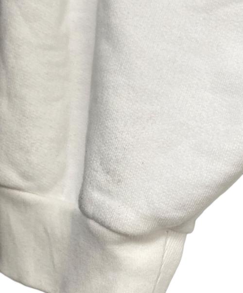 RAF SIMONS（ラフシモンズ）RAF SIMONS (ラフシモンズ) ダメージ加工パーカー ホワイト サイズ:Sの古着・服飾アイテム