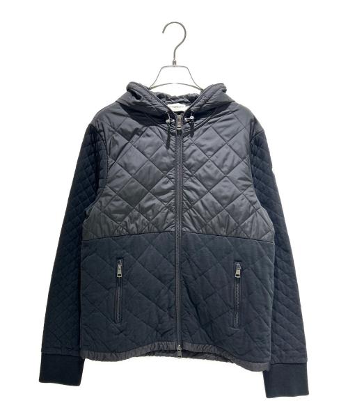 MONCLER（モンクレール）MONCLER (モンクレール) キルティング切替フーデットジャケット ブラック サイズ:Mの古着・服飾アイテム