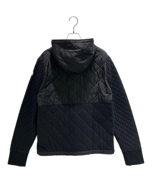 MONCLER（モンクレール）MONCLER (モンクレール) キルティング切替フーデットジャケット ブラック サイズ:Mの古着・服飾アイテム