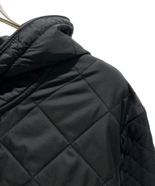 MONCLER（モンクレール）MONCLER (モンクレール) キルティング切替フーデットジャケット ブラック サイズ:Mの古着・服飾アイテム