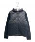MONCLER（モンクレール）の古着「キルティング切替フーデットジャケット」｜ブラック